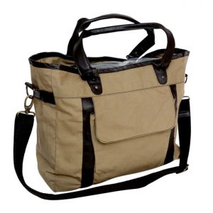 Waxed Cotton Tote Bag